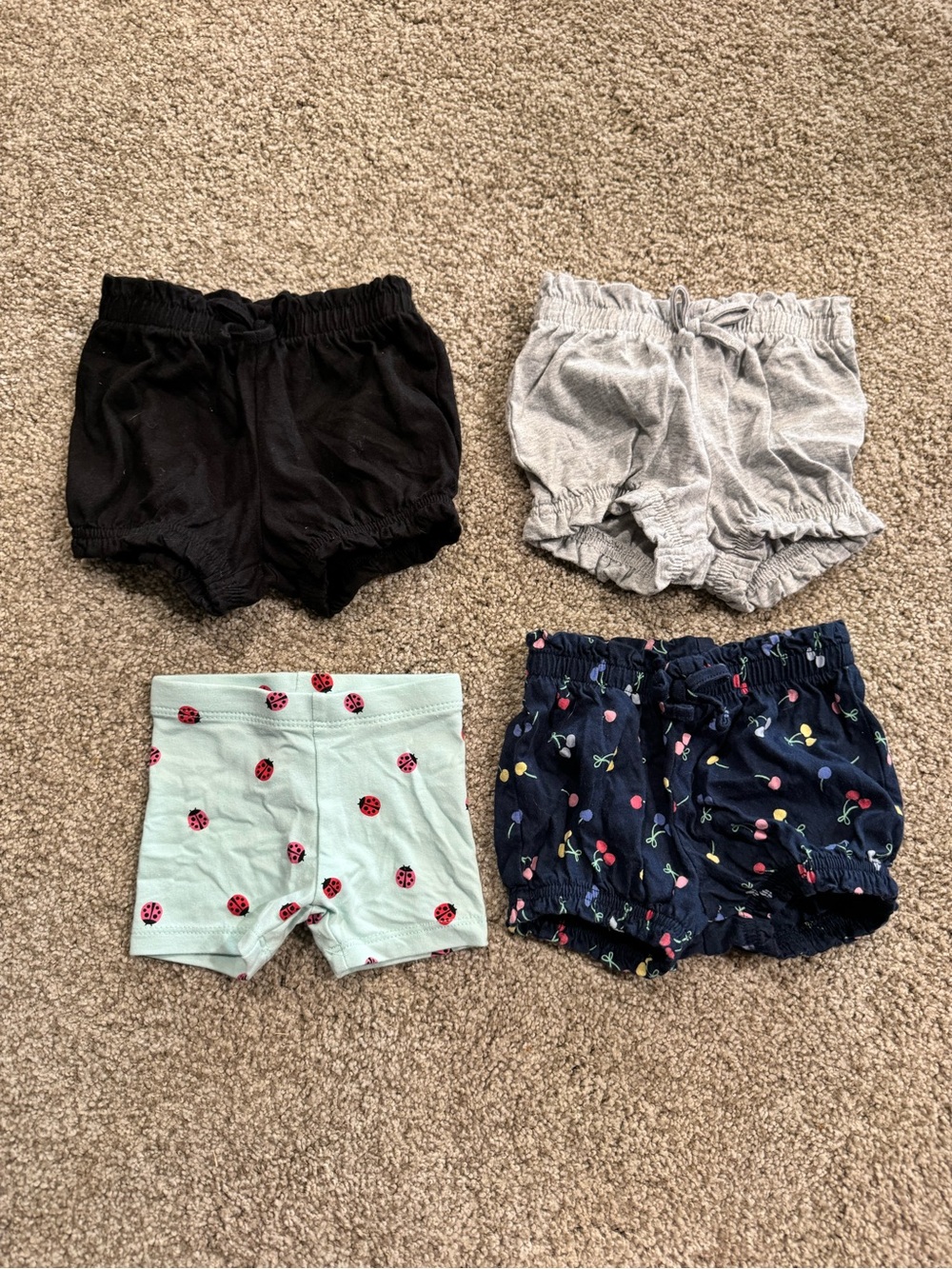3-6 mos Girl Shorts